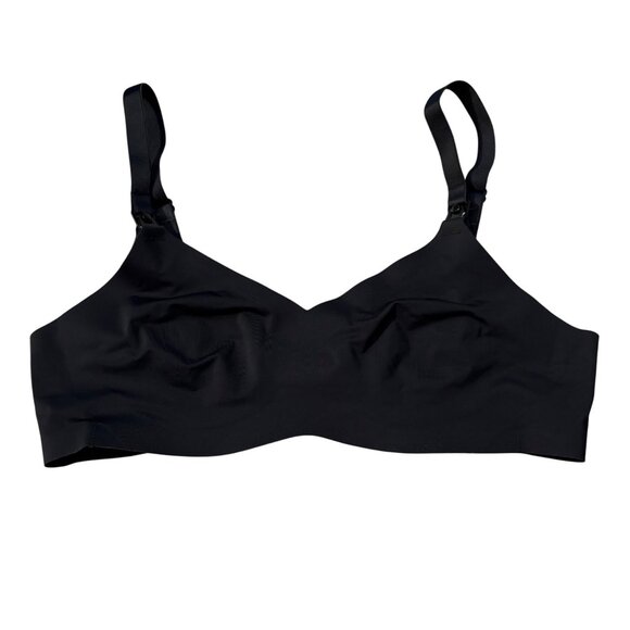 Knix Black Adjustable Straps Wireless Support Bra Size 1 Nylon/Spandex - Picture 1 of 3
